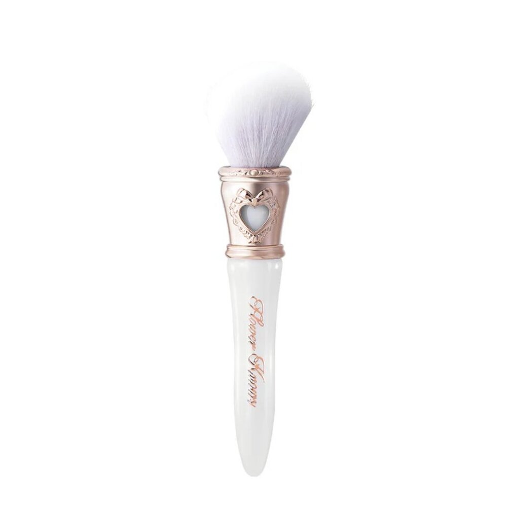 Flower Knows Bunny Garden Angled Blush Brush Pearl White NIB